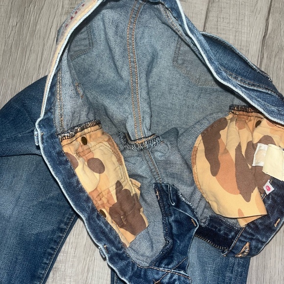 Host pick 💋 Rare! Vintage authentic Japan Bape Jeans A Bathing Ape women’s XS 2 - Picture 4 of 9